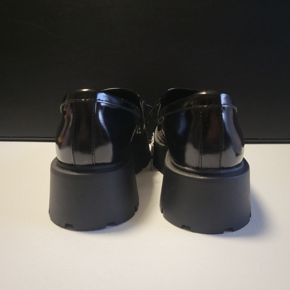 Madden NYC Black Patent Leather Penny Loafers 1 - Picture 7 of 7